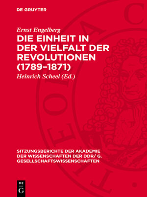 cover image of Die Einheit in der Vielfalt der Revolutionen (1789–1871)
